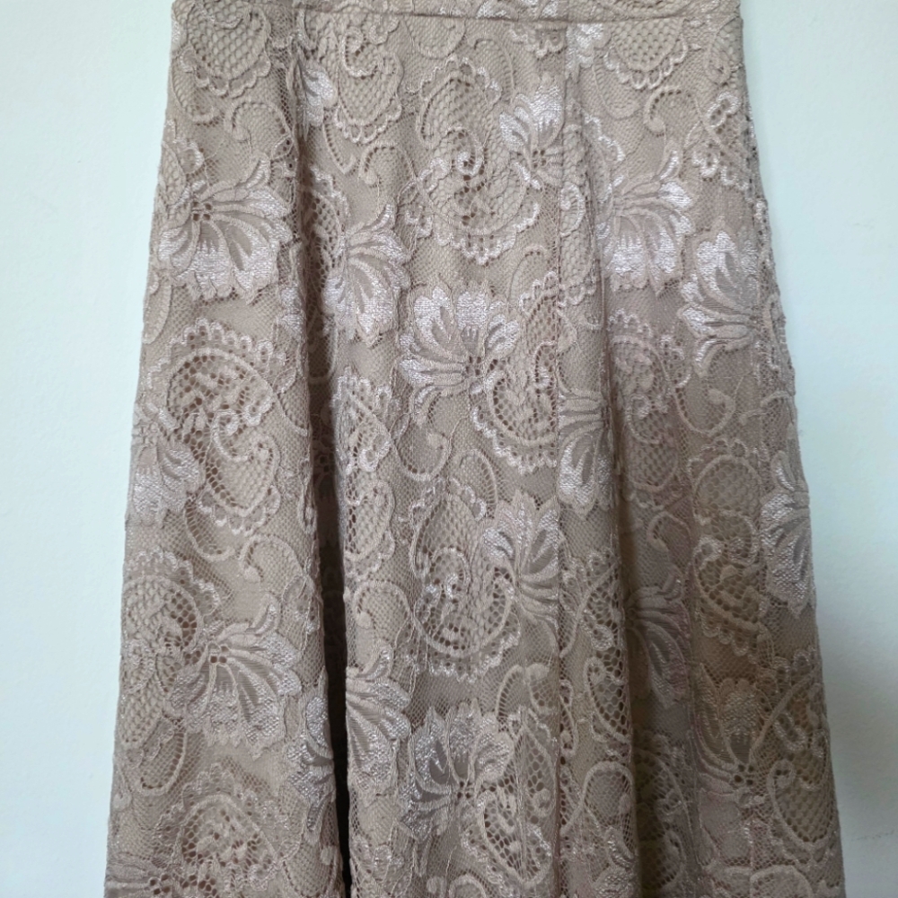 Show Me‎ Your Mumu Lace Dress in Dusty Pink Criss Cross Corset Lace Up Sz. Med - Picture 3 of 10
